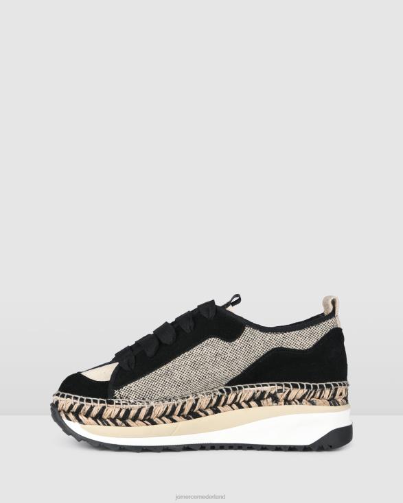 arava sneakers 46LN223 zwart multi Jo Mercer schoenen