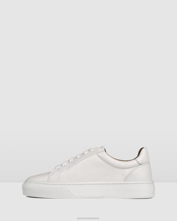 chaos sneakers 46LN234 wit leer Jo Mercer schoenen