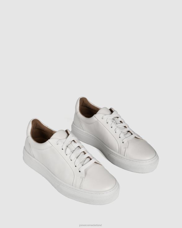chaos sneakers 46LN234 wit leer Jo Mercer schoenen