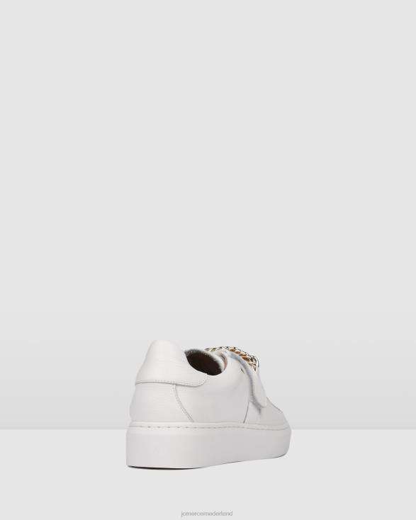 haines sneakers 46LN240 wit leer Jo Mercer schoenen