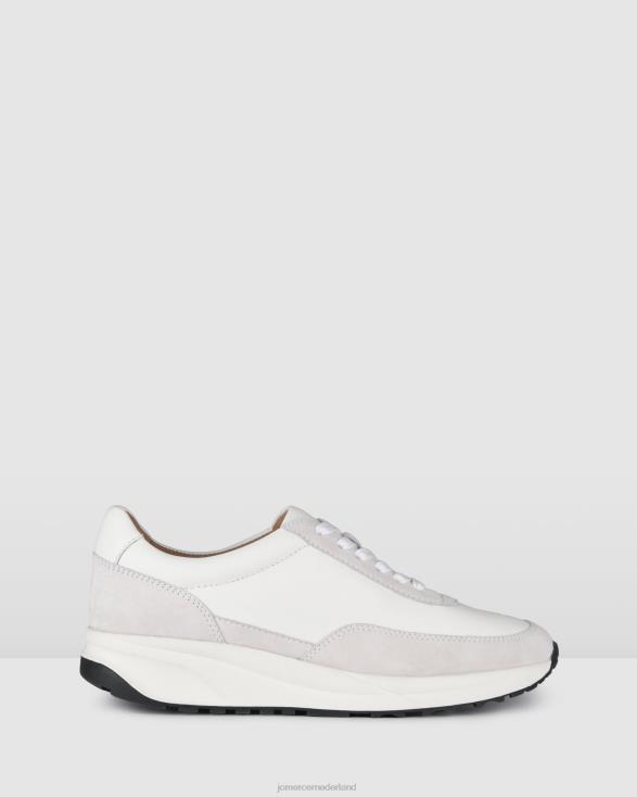 radar-sneakers 46LN226 wit grijs Jo Mercer schoenen