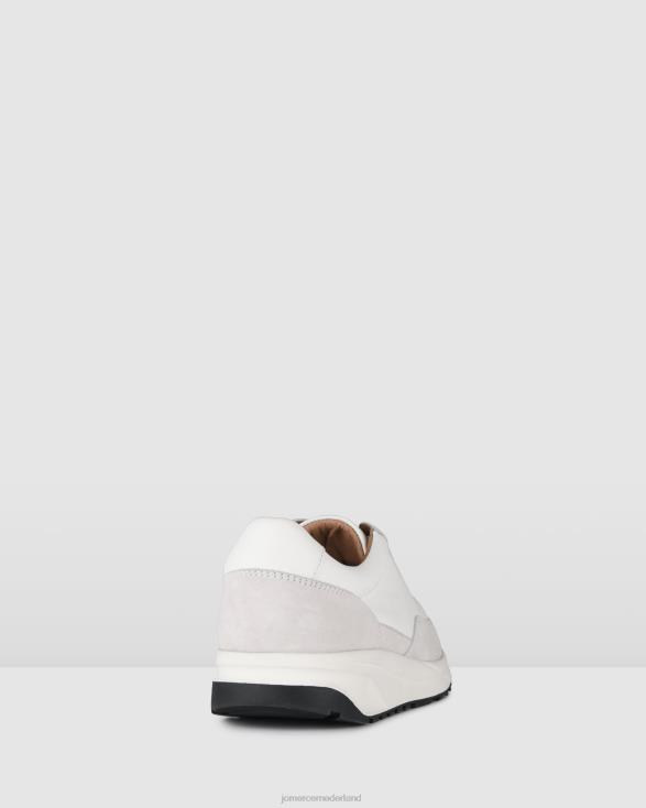 radar-sneakers 46LN226 wit grijs Jo Mercer schoenen