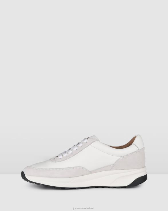 radar-sneakers 46LN226 wit grijs Jo Mercer schoenen