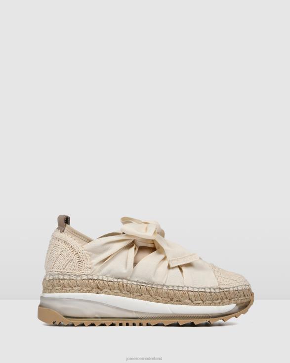 viane espadrillesneakers 46LN241 gebroken wit multi Jo Mercer schoenen