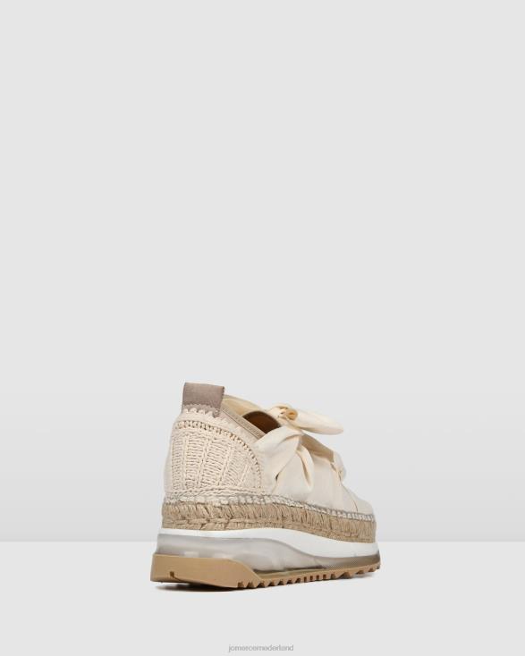 viane espadrillesneakers 46LN241 gebroken wit multi Jo Mercer schoenen