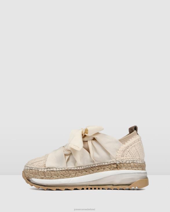 viane espadrillesneakers 46LN241 gebroken wit multi Jo Mercer schoenen