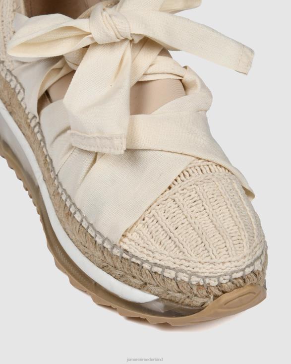 viane espadrillesneakers 46LN241 gebroken wit multi Jo Mercer schoenen